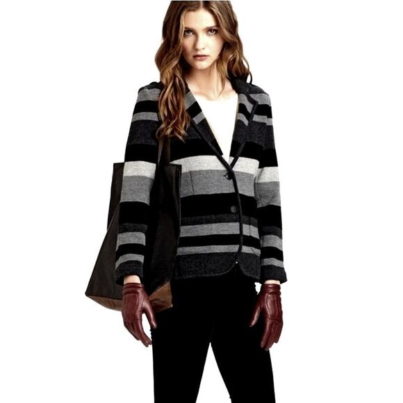 Rag & Bone Black/Gray Blazer | Size M - Picture 6 of 6